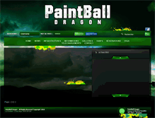 Tablet Screenshot of paintball-dragon.be
